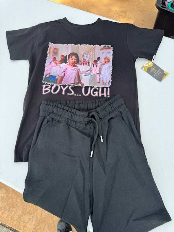 Boys....UGH Short Set